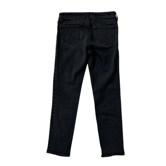 Kut From The Kloth High Rise Straight Leg Jeans Stonewash Black 6 - Picture 2 of 7